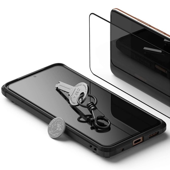 CaseUp Xiaomi Redmi Note 10S Tam Kapatan Ekran Koruyucu Siyah 4